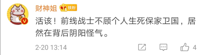 点击打开原图 诋毁戍边英雄 网民辣笔小球被批捕警方 网友评论